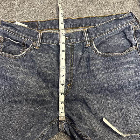 Levi's 559 Mens 34x30 Straight Leg Dark Wash Denimi Jeans - Picture 5 of 7